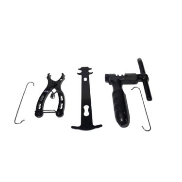 Imagem de KIT MANUTENÇÃO CHAVES RELAÇÃO BIKE EXTRATOR DE PINO CORRENTE MEDIDOR DE DESGASTE ALICATE PARA REMOÇÃO DE POWER LINK