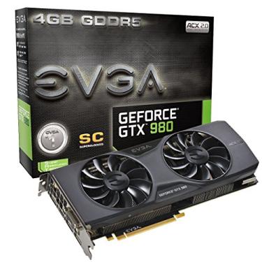 Imagem de EVGA Placa de vídeo GeForce GTX 980 4GB SC GAMING ACX 2.0, 26% Cooler e 36% Silenciosa 04G-P4-2983-KR