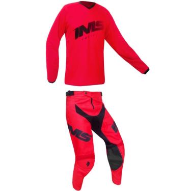 Imagem de Kit Calça + Camisa IMS Revo Fire Vermelho