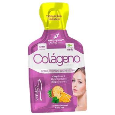 Imagem de Colágeno Verisol em Gel - 1 Sachê 25g Abacaxi com Hortelã - BodyAction-Unissex