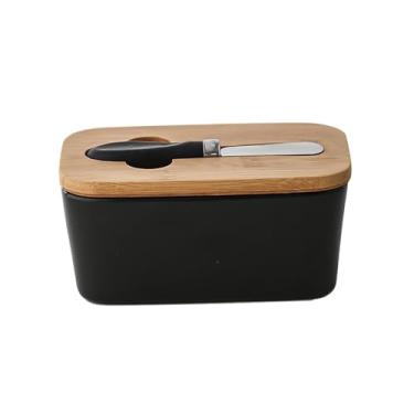 Imagem de Baoblaze Conjunto de cerâmica para armazenar laticínios, organizador elegante para cozinha