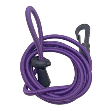 Imagem de Deevoka paddle Leash Boat Fishing Rod Suporte de Cabo Seguro, Roxa