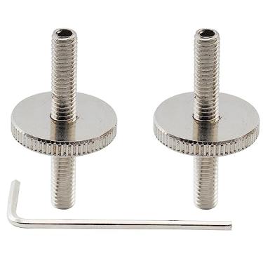 Imagem de Musiclily Pro Métrica M4 Pivôs e Rodas Ponte ABR-1 Tune-O-Matic para Guitarra estilo Epiphone Les Paul, Niquelada