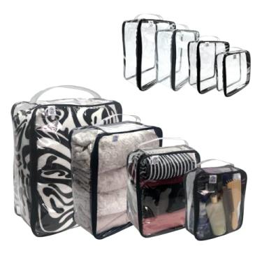 Imagem de Kit Organizador Multiuso 4 Tamanhos P M G Xg - Preto