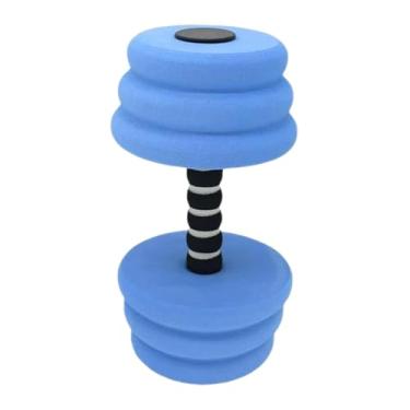 Imagem de Generic Halteres de exercício aquático, halteres de natação de fitness de barra aquática, halteres de aeróbica de água portátil para piscina, Azul
