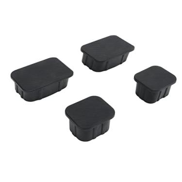 Imagem de Tampões de Extremidade Barra de Colisão, Borracha 4pcs Tomada do Eixo Dianteiro Grosso para o Carro