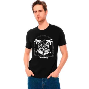 Imagem de Camiseta Masculina Red Nose Caveira-Masculino