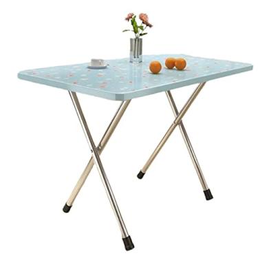 Imagem de Mesa de bar alta mesa de bistrô simples mesa de jantar pequena mesa de jantar mesa quadrada portátil