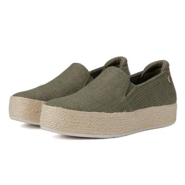 Imagem de Skechers Martha Stewart Bobs feminino Sesame By the Bay, Oliva, 41