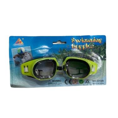 Imagem de Óculos Natação Infantil Anti Embaçante Piscina Mergulho verde Limão