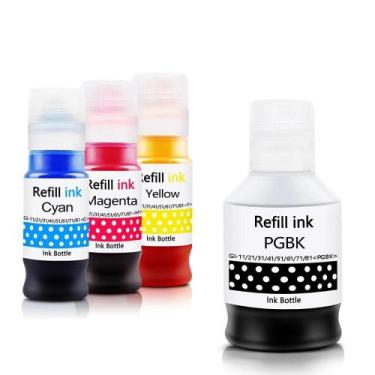 Imagem de Kit Refil de Tinta Compatível Canon G3160 GL-11 GL11 - ValeChrom
