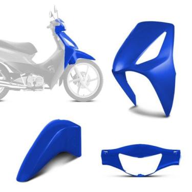 Imagem de Kit Carenagem 3 Peças Pro Tork Biz 125 2006 2007 2008 2009 2010, Único