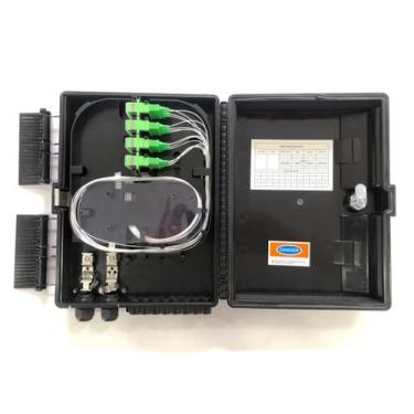 Imagem de Caixa Terminacao Optica 2 Travas Com Splitter 1 X 16 Apc Hfo