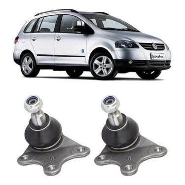 Imagem de Kit 2 Pivo Suspensão Dianteira Spacefox 2006 2007 2008 2009 - Qualykit