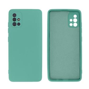 Imagem de Capinha para Galaxy A51 6.5" Lisa Silicone - GCM, Tiffany