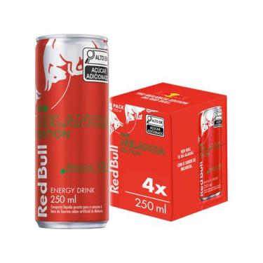 Imagem de Bebida Energética Red Bull Melancia - 250ml 4 Unidades, Melancia