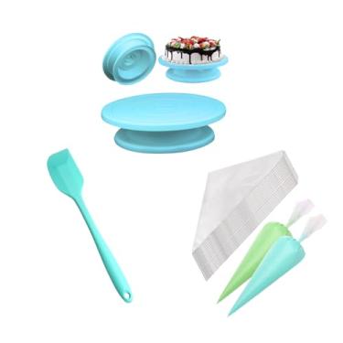 Imagem de Kit Culinário Bailarina Giratória Espátula E Saco Confeitar - UDlandia