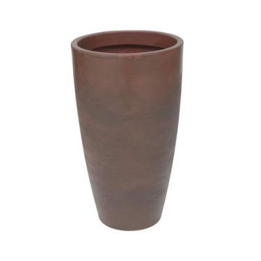 Imagem de Vaso Vasart Malta Cone Rusty - 30 x 40 cm