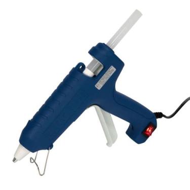 Imagem de Pistola Aplicadora para cola quente  semi-profissional com botão liga 