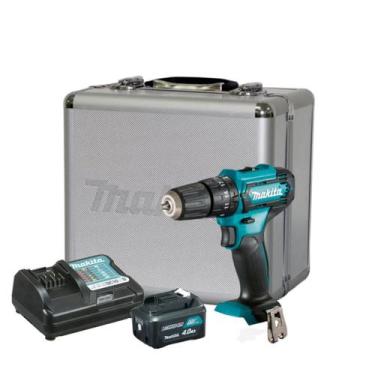 Imagem de Furadeira Parafusadeira Impacto A Bateria 12v 4ah Hp333 Com Maleta - M