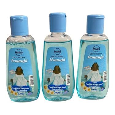 Imagem de Meta Atacado, Kit 3 Colônia Iemanjá Iansã Oxum Halley 100ml- Escolha Orixá Cor:Kit 3 Deo-Colônia Iemanjá