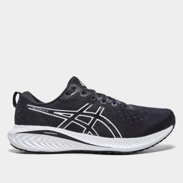Imagem de Tênis Masculino Asics Gel-Excite 10, Preto, Branco, 43