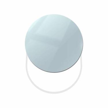 Imagem de Espelho Funcional Pratic Circle Branco 65x55cm Redondo - E2G Design