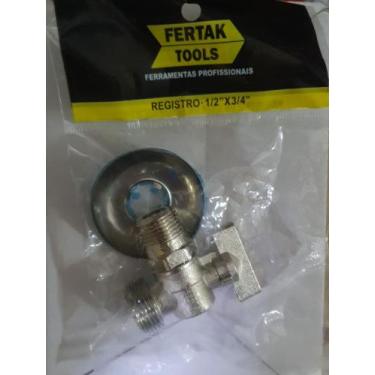 Imagem de Registro Máquina De Lavar 1/2 X 3/4 - Fertak