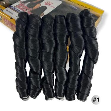 Imagem de Cabelo Bouncy French Curl Ser Mulher Para Tranças 480 Gramas 70cm Fibr