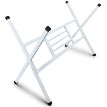 Imagem de Base Para Mesa De Jantar Branco Tampo Pedra 1,40 X 0,80 - Genus Móveis