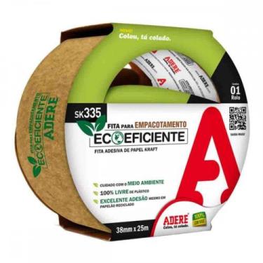 Imagem de Fita Adesiva Embalagem Adere Papel Kraft Marrom Sk335 Eco 38Mm X 25M