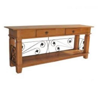 Imagem de Aparador Rustico Berlim 2m 2 Gavetas 1 Prateleira em Ferro e Madeira d