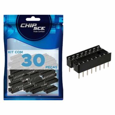 Imagem de 30x Soquete Para Ci 16 Pinos Robótica Pronta Entrega - CHIPSCE, 076-00