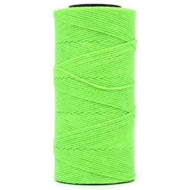 Imagem de Cordão Encerado Círculo 1mm - 150 Metros, 329 VERDE NEON
