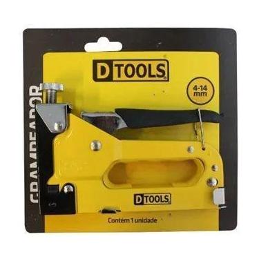 Imagem de Grampeador Grampeadeira Marceneiro Tapeceiro Dtools Profissional  - D'