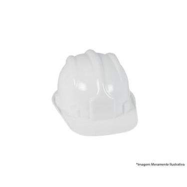 Imagem de Capacete Seguranca Aba Frontal Branco - PLASTCOR