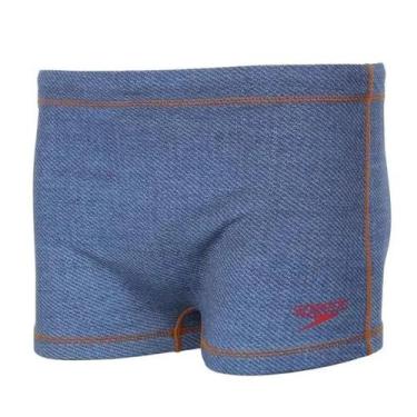 Imagem de Sunga Speedo Boxer Denim Masculino, P, Masculino, Azul