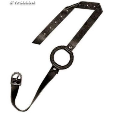 Imagem de Mordaça de argola forrada MO005 Couro Legítimo - Blood Art, 44mm