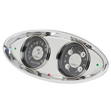 Imagem de Lokar BDI-9129 3-3/8" 2 Gauge Satin Instrumento Clássico Bisel Alto Painel Inserção