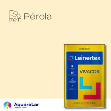 Imagem de Vivacor Acrílica Leinertex Fosco 18L, PÉROLA