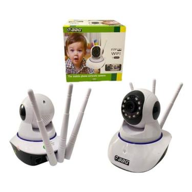 Imagem de Wifi Câmera Portátil Imagem Colorida Vídeo Babá  - Baba Eletronica Cam