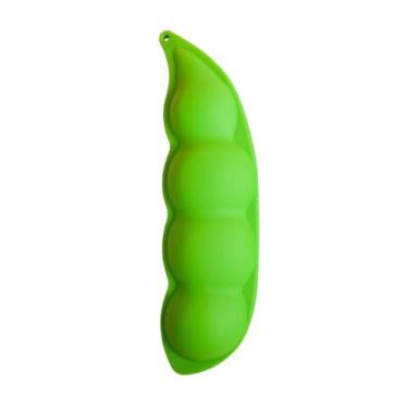 Imagem de Estojo Escolar de Silicone Ervilha kawaii
