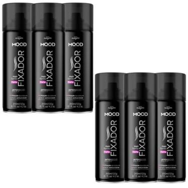 Imagem de Kit 6 Hair Spray Fixador Forte Mood 200Ml - My Health