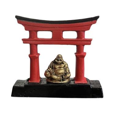 Imagem de Buda Decoração Portal Japonês Estátua Enfeite em Resina - Mana Om By E