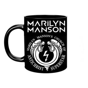 Imagem de Caneca Preta Marilyn Manson - Alabama Stamp