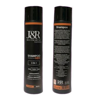 Imagem de Shampoo masculino J&R Cosmetics 300ml - J&R cosméticos