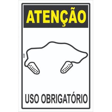 Imagem de  Placa de Sinalização EPI - Uso Obrigatório de Protetor Auricular - Eq