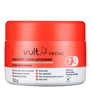 Imagem de Hidratante Creme Antissinais Facial 7 em 1 100g - Vult