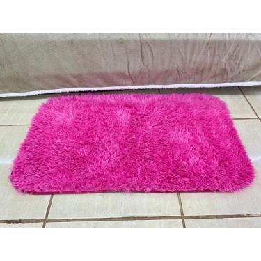 Imagem de Tapete Passadeira Felpudo Para Sala Quarto Closet 1,00 x 0,60 Toque Ex