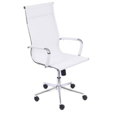 Imagem de Cadeira De Escritório Eames Esteirinha Tela Mesh Alta - Tatu Bola Móve